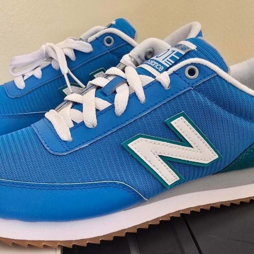 New Balance WZ501AAH Women's Size 10 Sneakers – Blue/Green– Brand New Suede